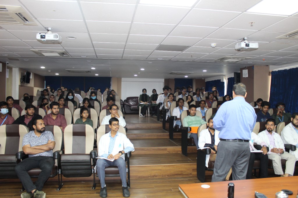 Students attending a seminar at MISH